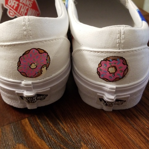 custom simpsons vans